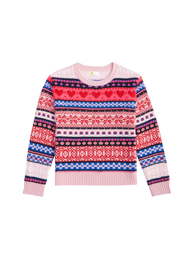 Image for Kids Girl's Graphic Knitted Sweaters,Multi