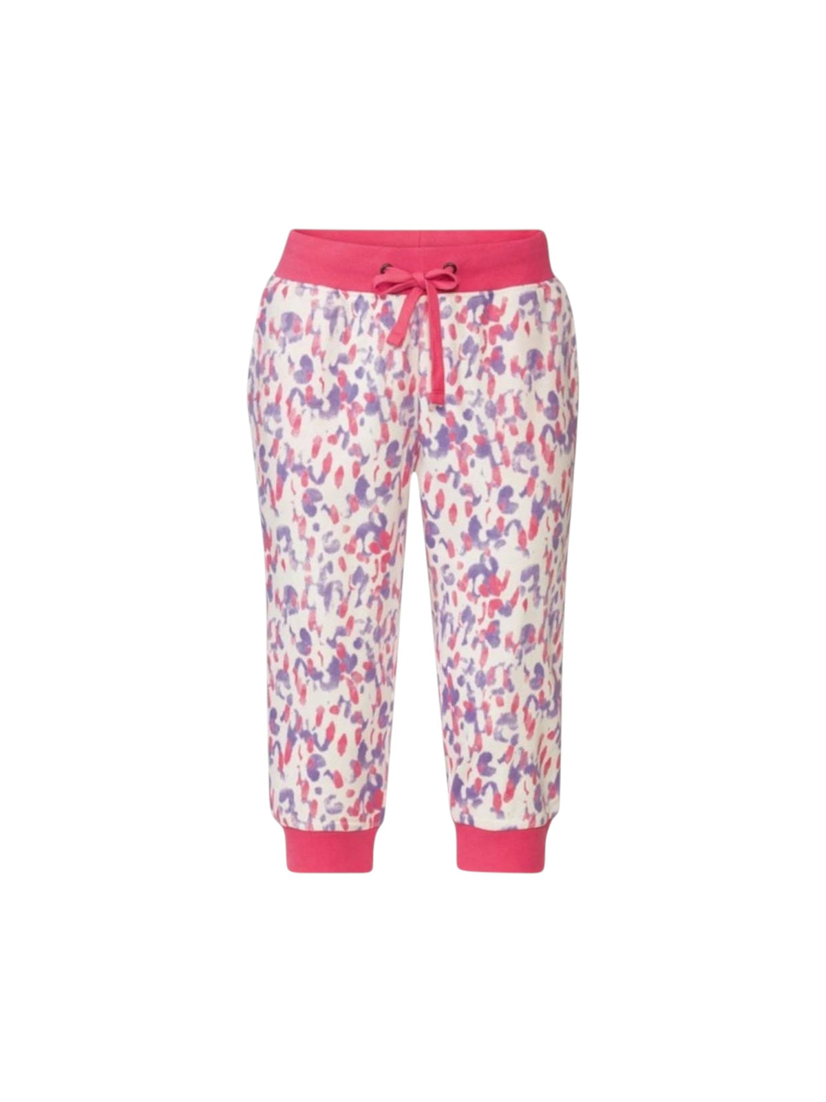 Image for Women's Printed Crop Pant,White