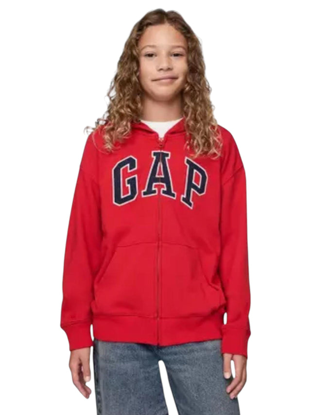Image for Kids Girl's Logo Printed Hoodie,Red