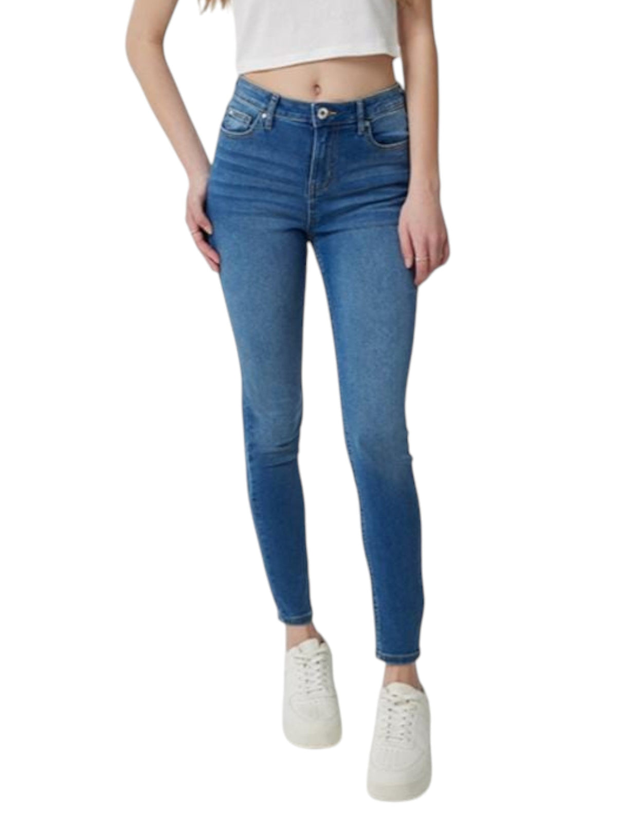 Image for Kids Girl's Washed Jeans,Blue