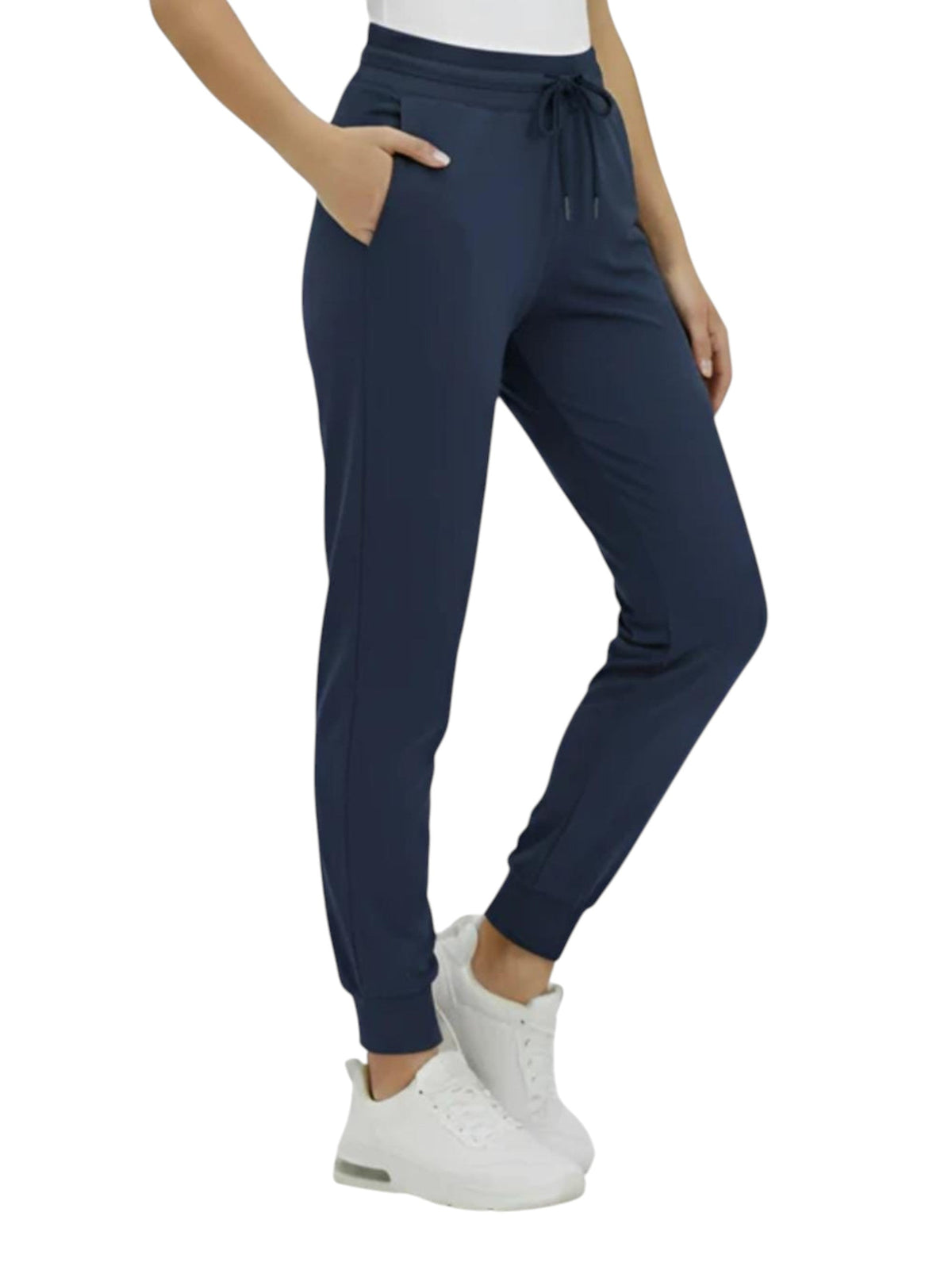 Image for Women's Plain Sport Pant,Navy