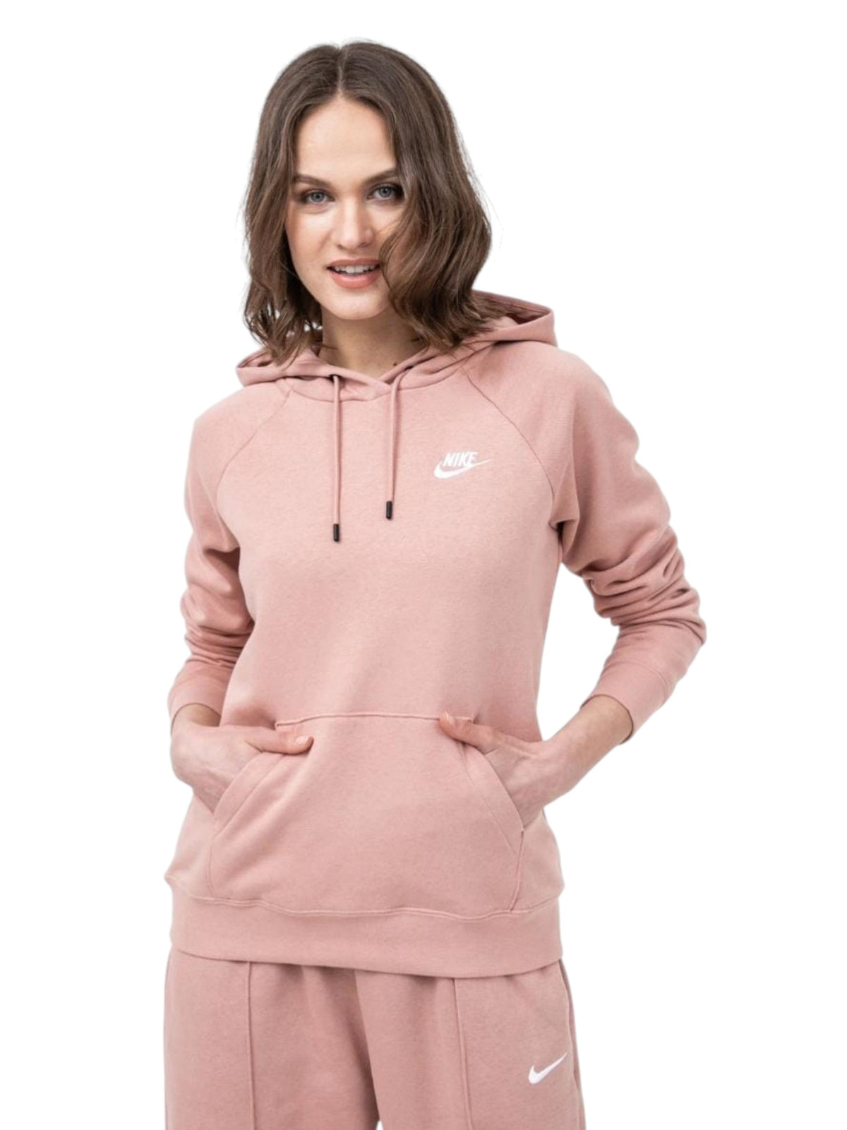 Image for Women's Plain Solid Hoodie,Light Pink