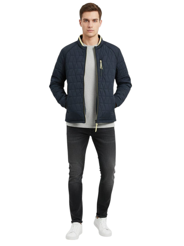 Image for Men's Quilted Jacket,Navy