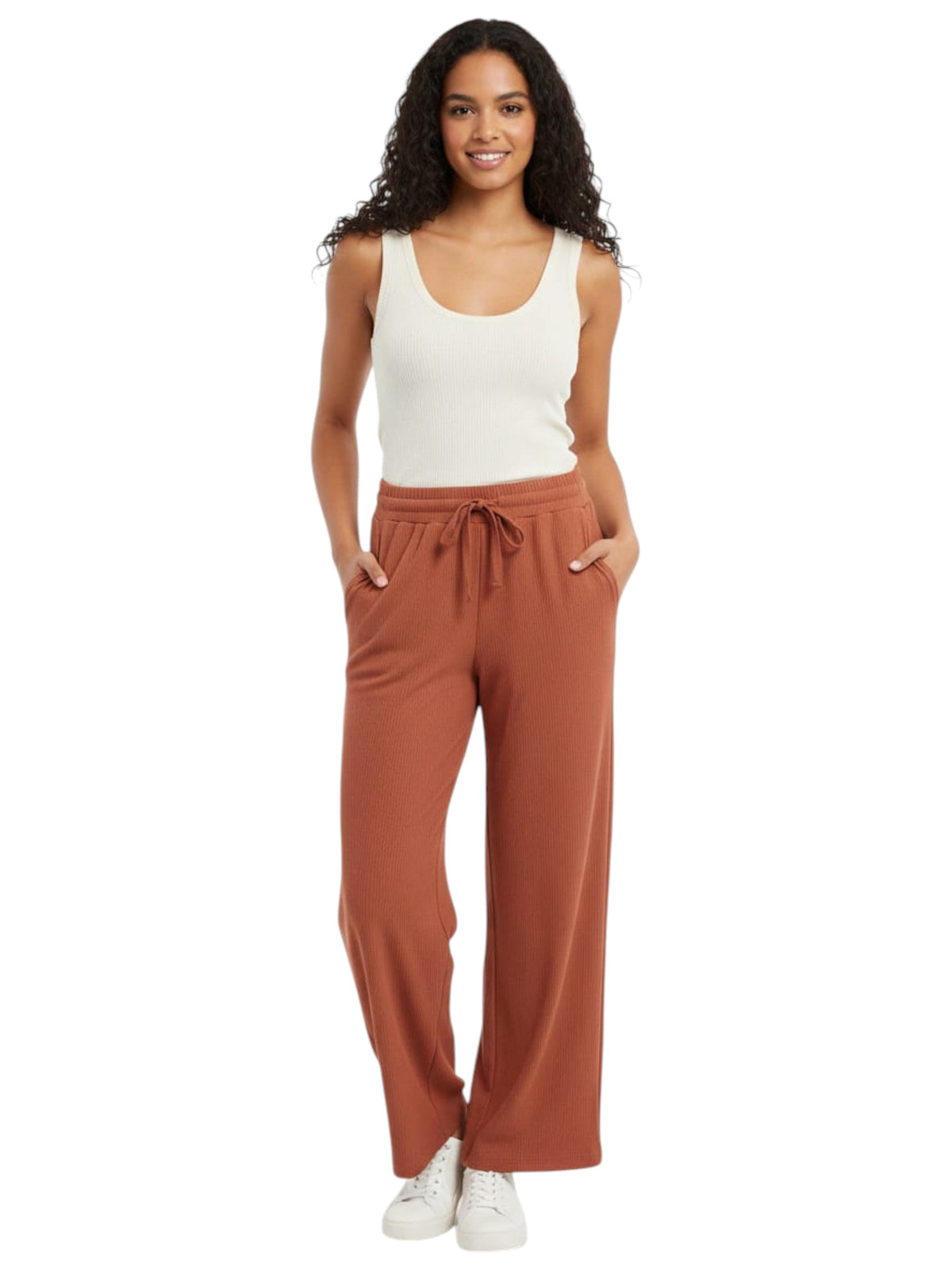 Image for Women's Ribbed Pant,Brick
