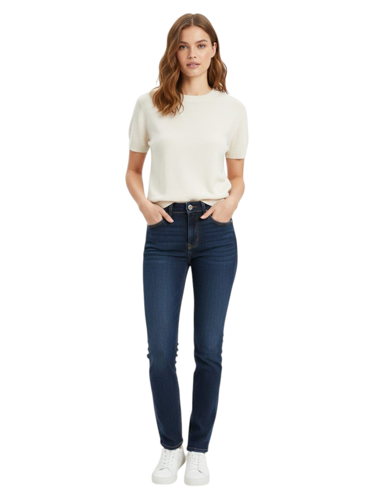 Image for Women's Plain Jeans,Navy