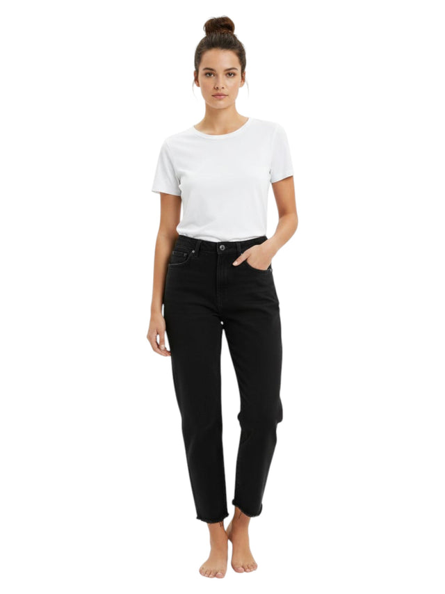 Image for Women's Plain Jeans,Black