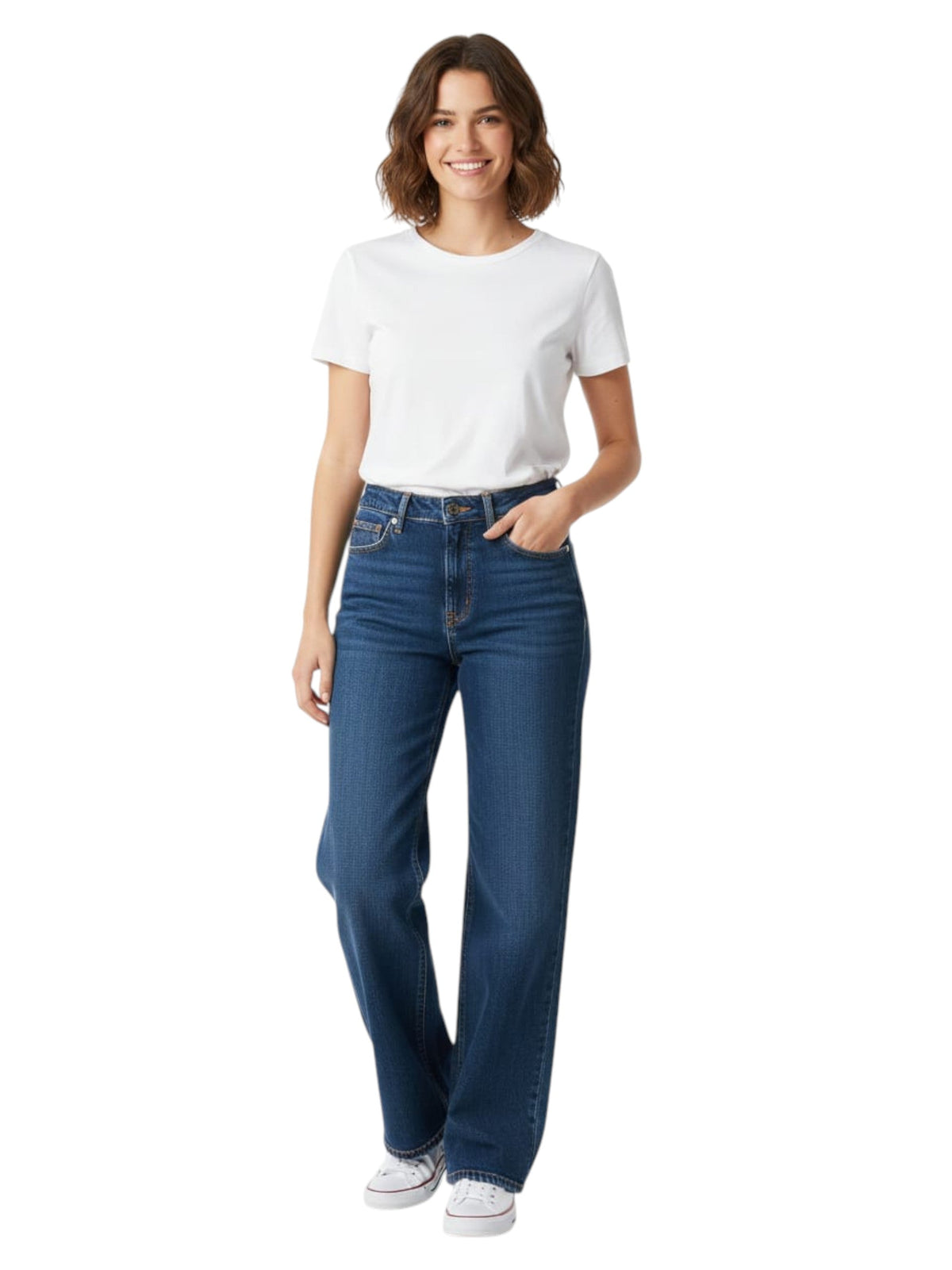 Image for Women's Plain Jeans,Navy
