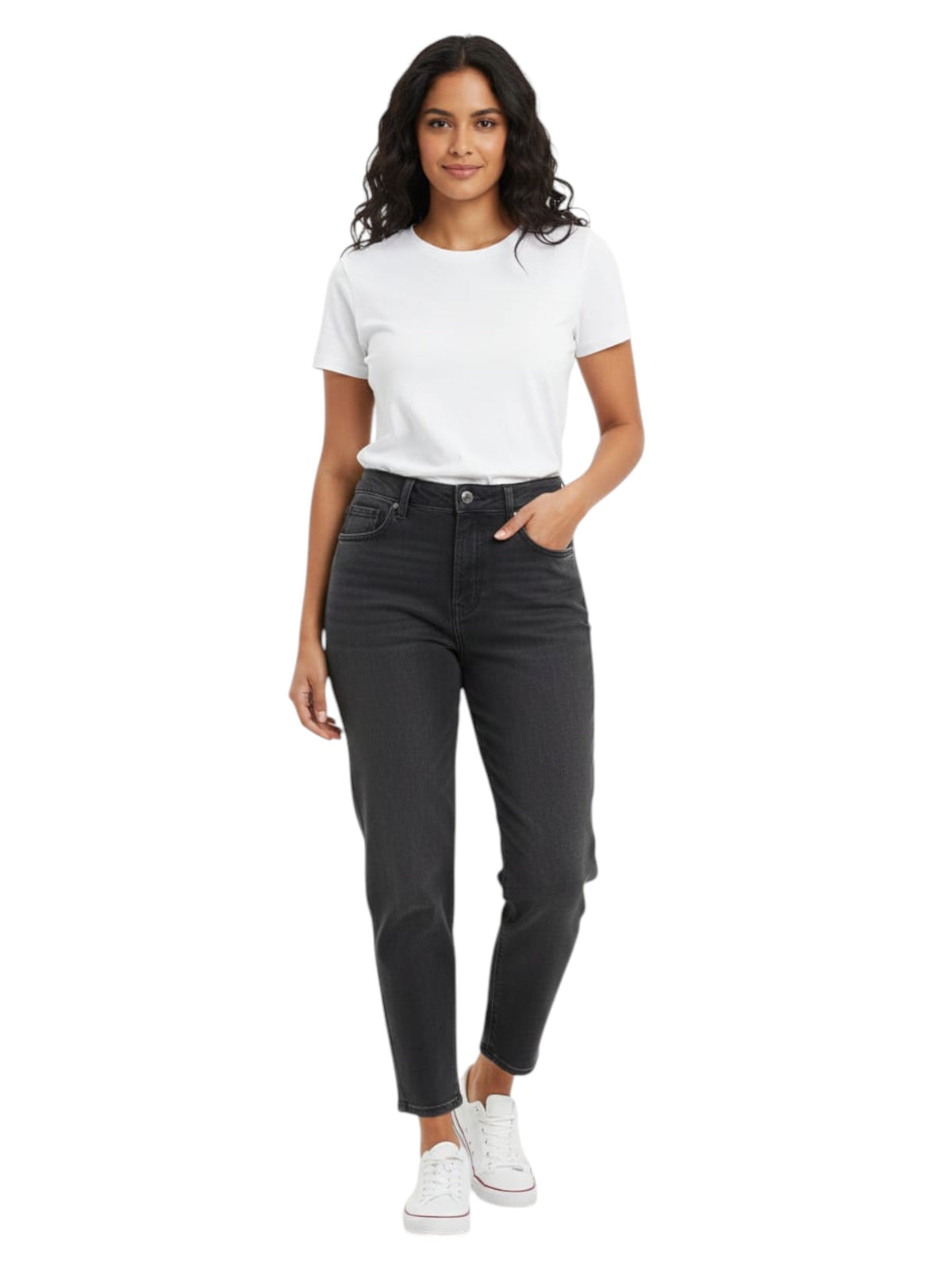 Image for Women's Plain Jeans,Black