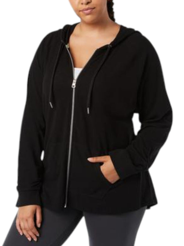 Image for Women's Ribbed Hoodie,Black