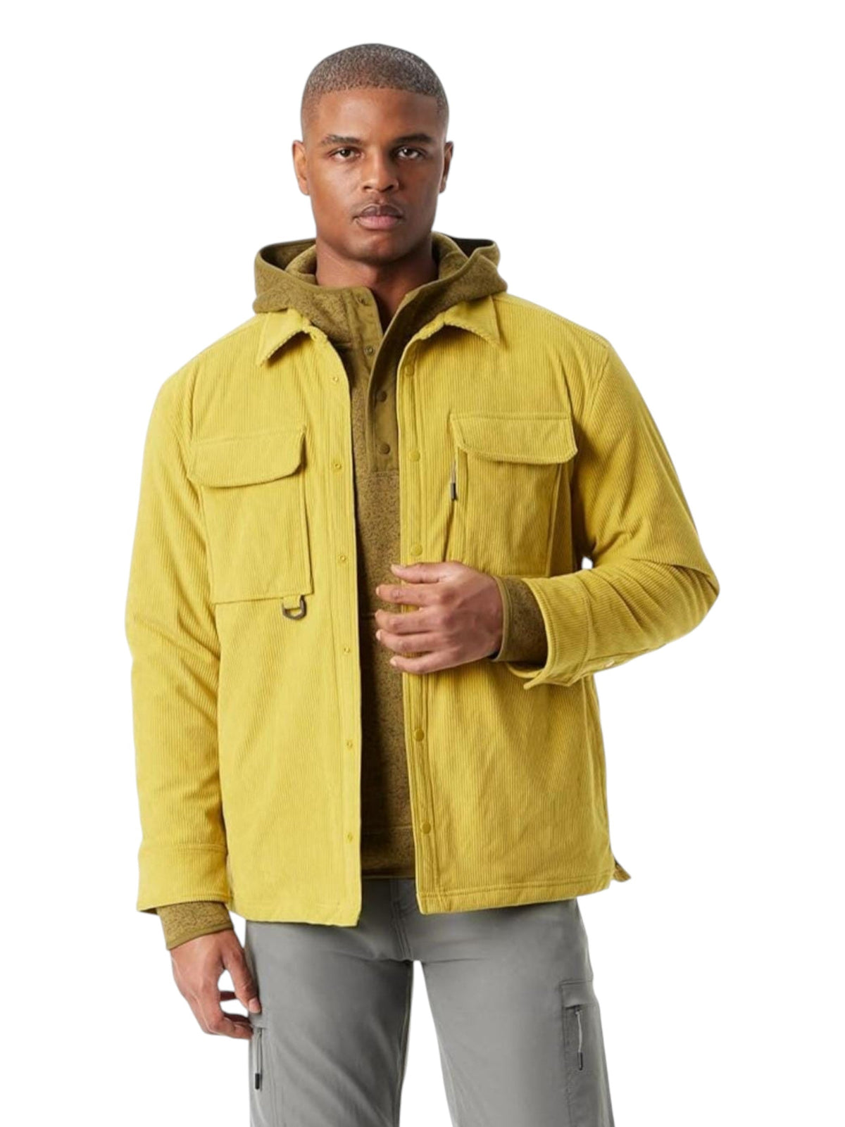 Image for Men's Ribbed Jacket,Lime