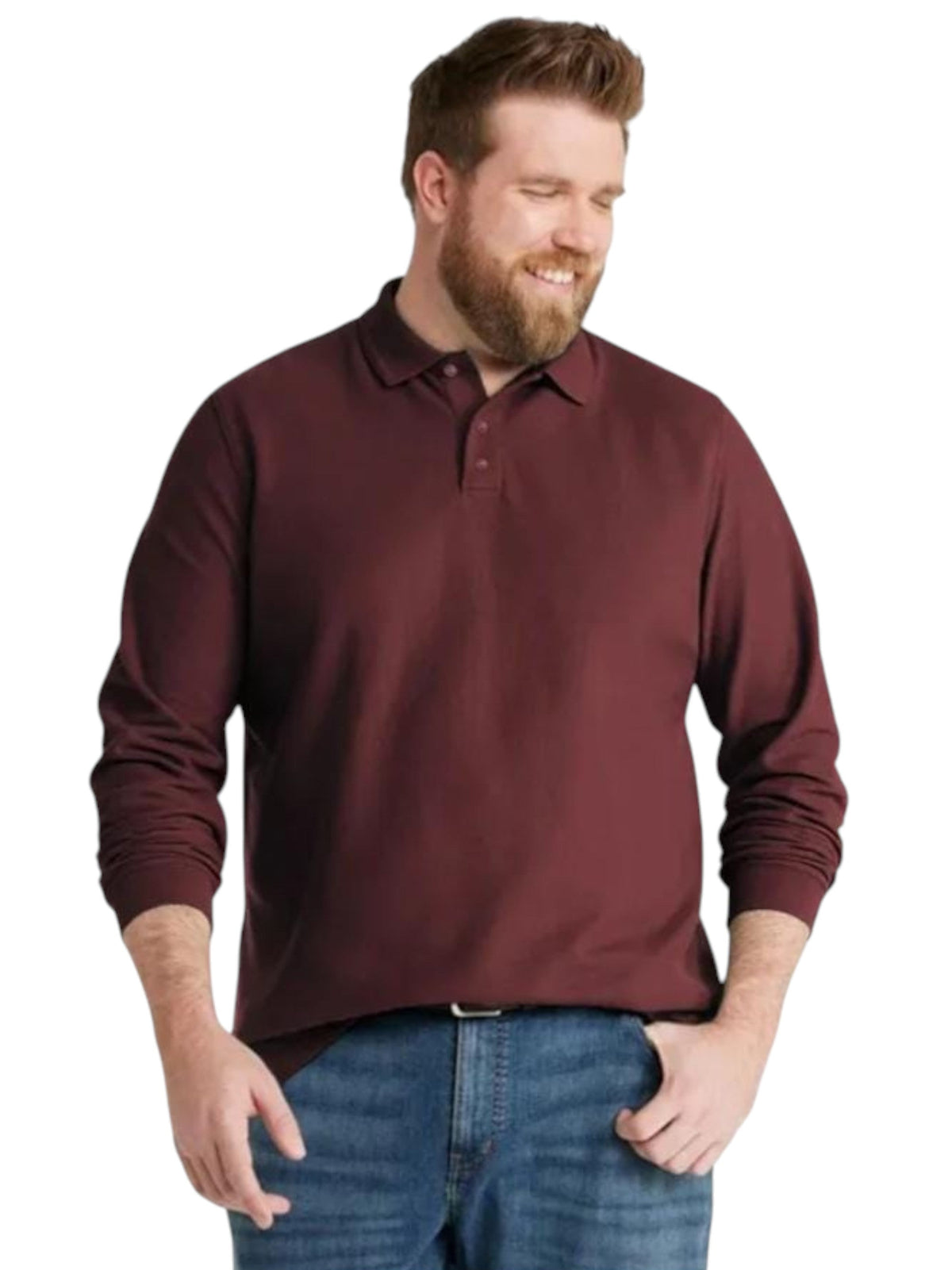 Image for Men's Plain Top,Burgundy