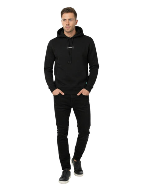 Image for Men's Plain Hoodie,Black