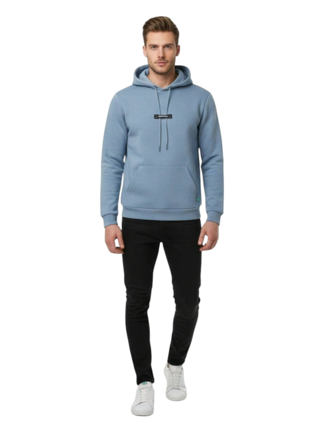 Image for Men's Plain Hoodie,Blue