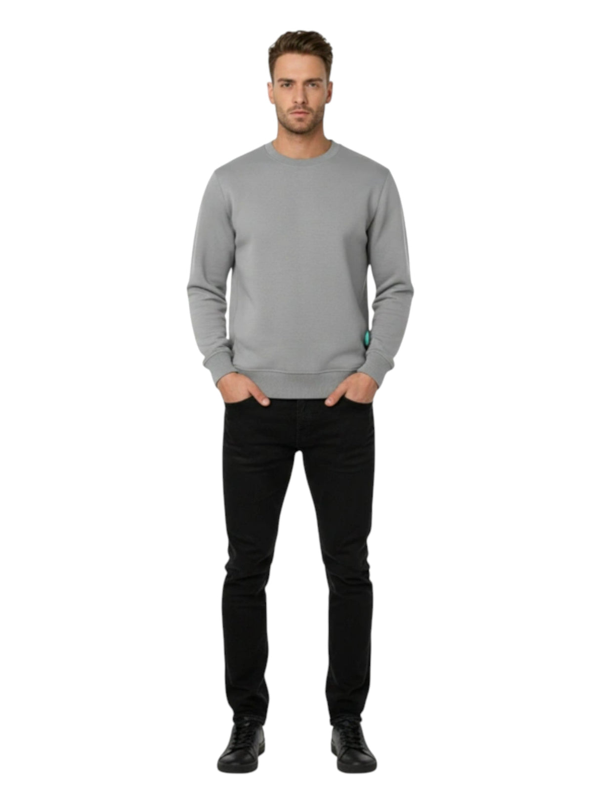 Image for Men's Plain Sweaters,Light Mint