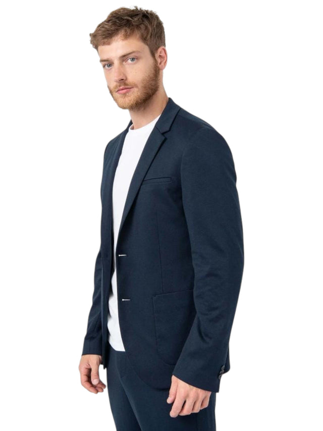 Image for Men's Plain Blazer,Navy