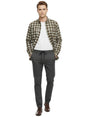 Image for Men's Plaid Dress Shirt,Brown