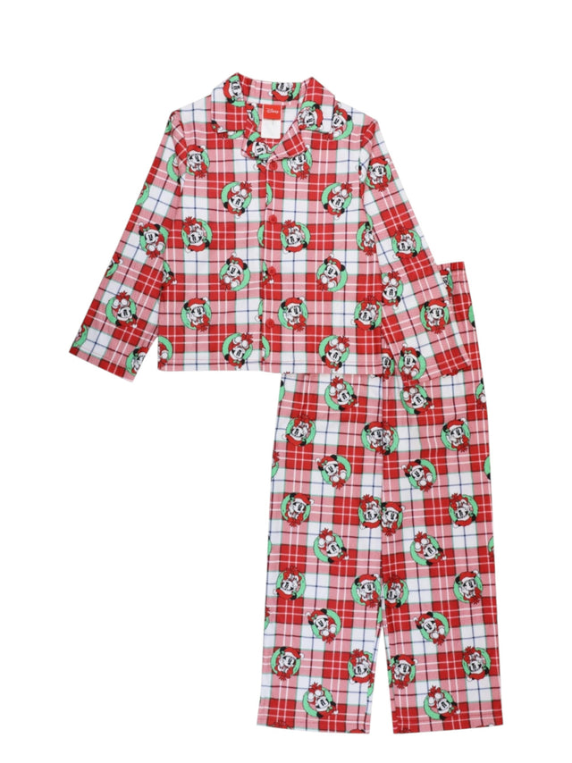 Image for Kid's Girl's Graphic Printed  Pajama Set,Red