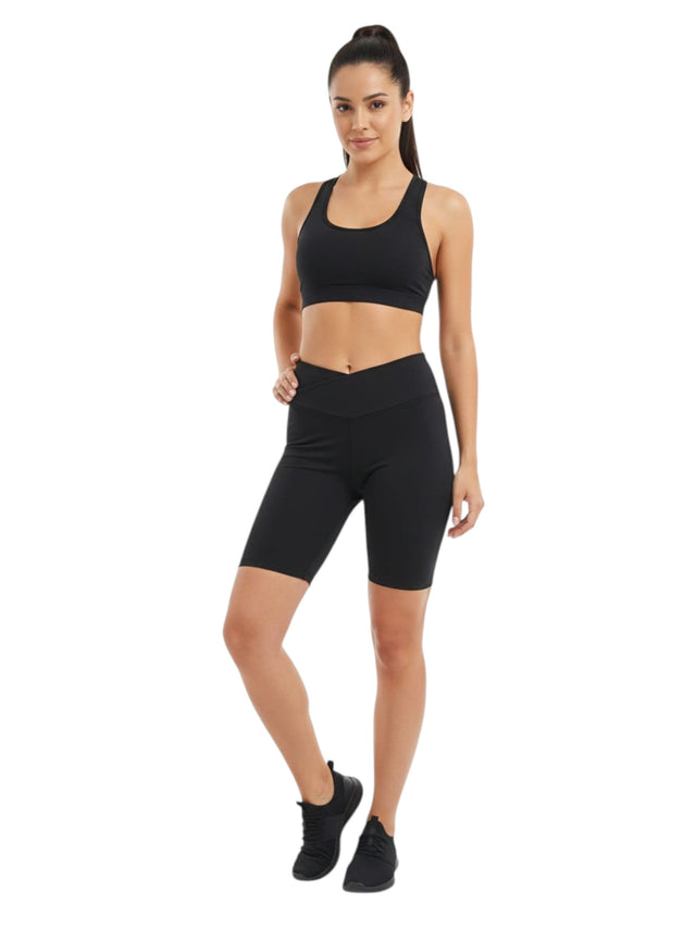 Image for Women's Plain Solid Sport Short,Black