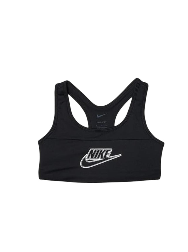 Image for Kids Girl's Brand Logo Printed Sport Bra,Black
