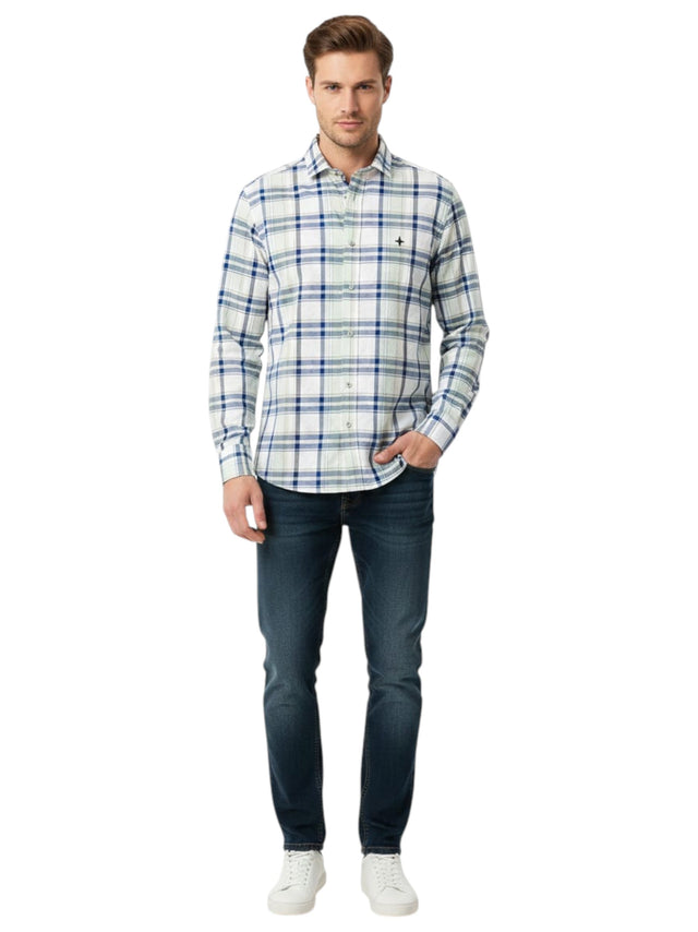 Image for Men's Plaid Dress Shirt,Multi
