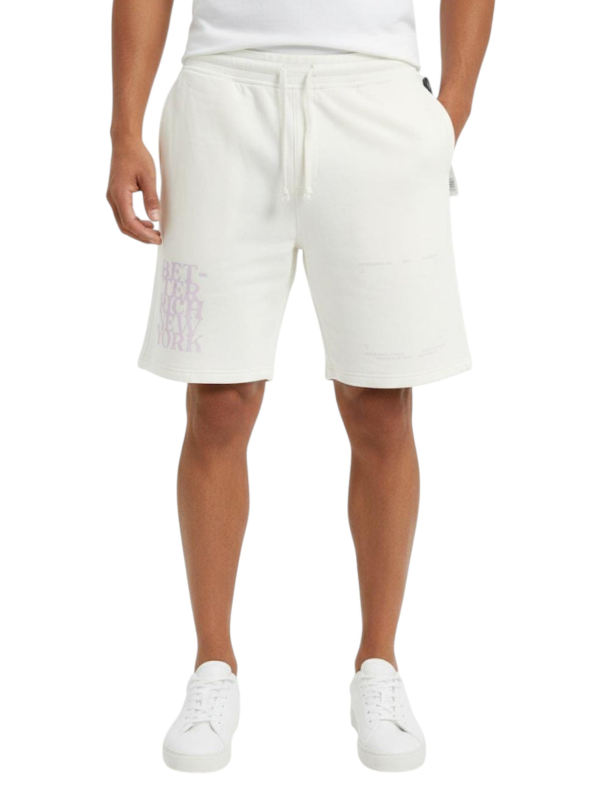 Image for Men's Printed Short,White