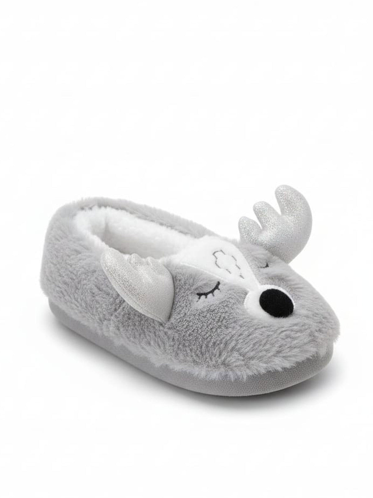 Image for Women's Faux Fur  Slippers,Light Grey