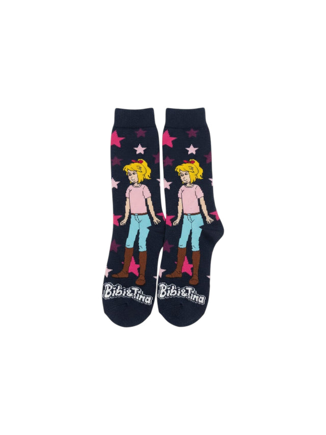 Image for Kids Girl�s Printed Socks ,Navy