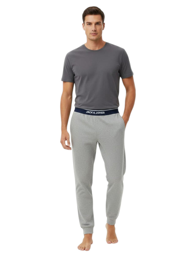 Image for Men's Plain Solid Pant,Light Grey
