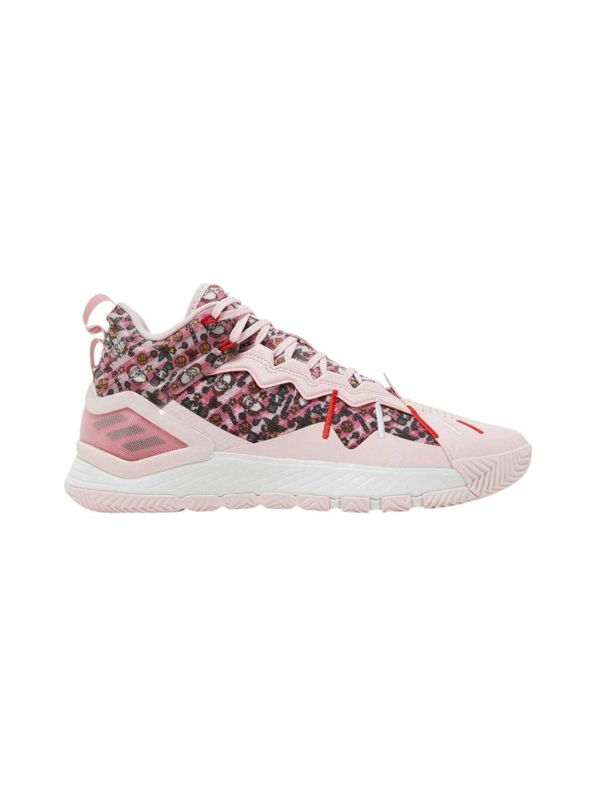 Image for Men's Colorblocked High Top Shoes,Pink