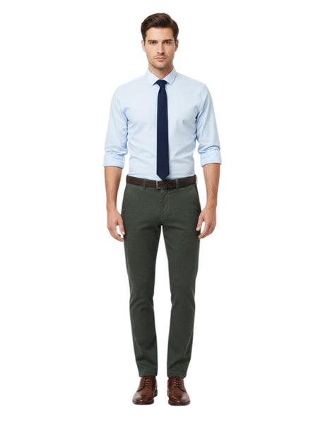 Image for Men's Plain Solid Classic Pant,Olive