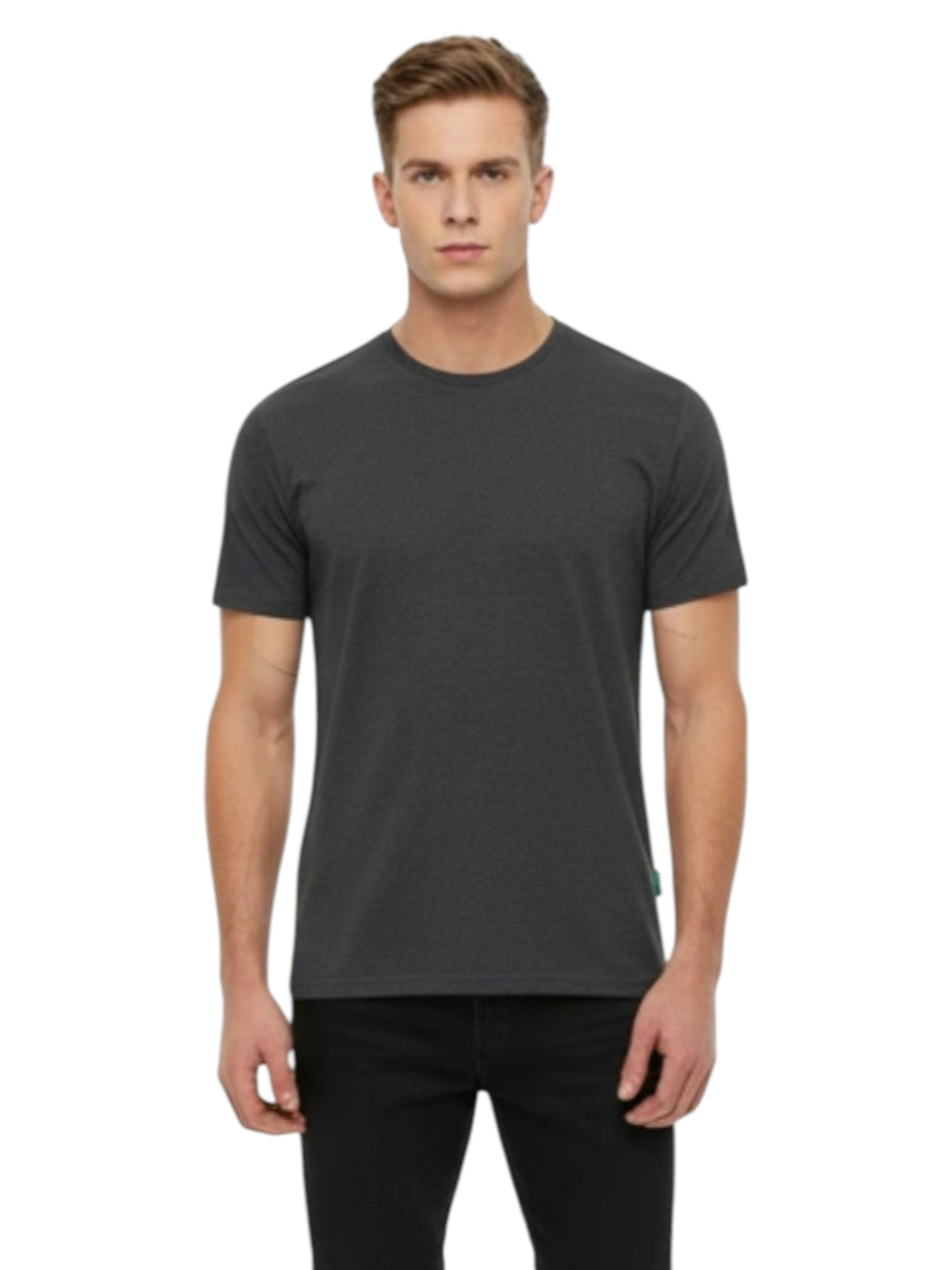 Image for Men's Knitted Top,Dark Grey