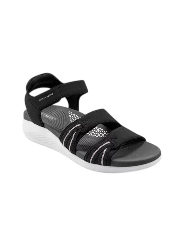 Image for Women's Ribbed Sandals,Black