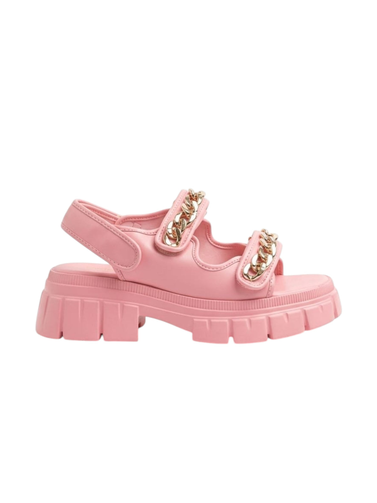 Image for Women's Ribbed High Sandals,Pink
