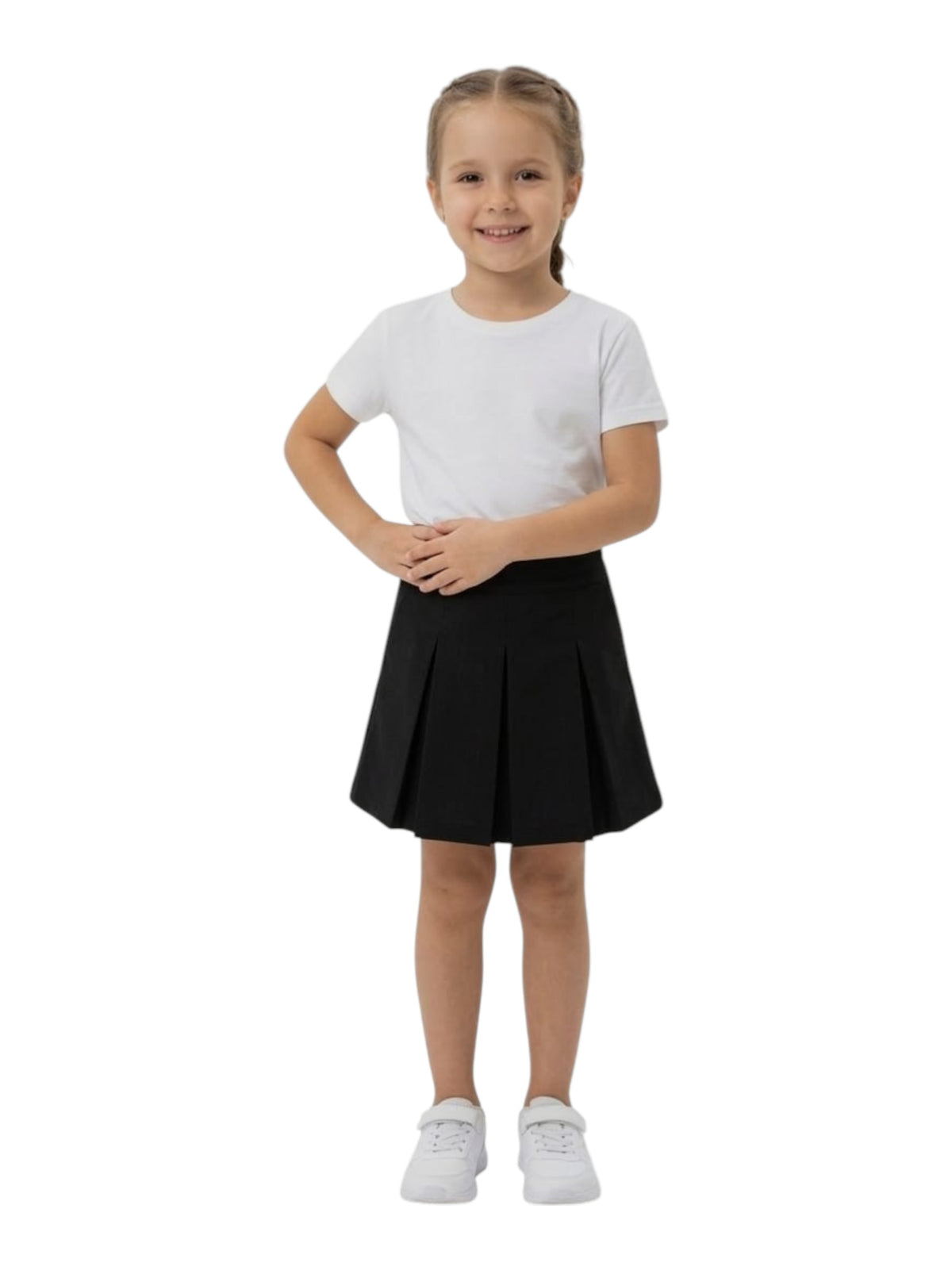 Image for Kids Girl's Plain Skirt,Black