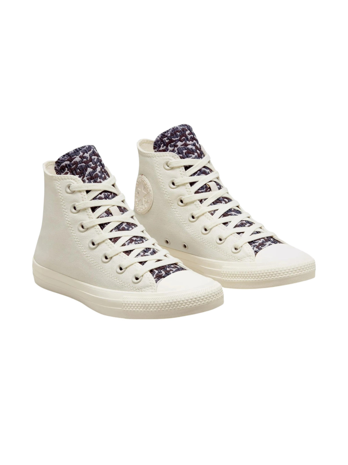 Image for Women's Printed High Top Shoes,White