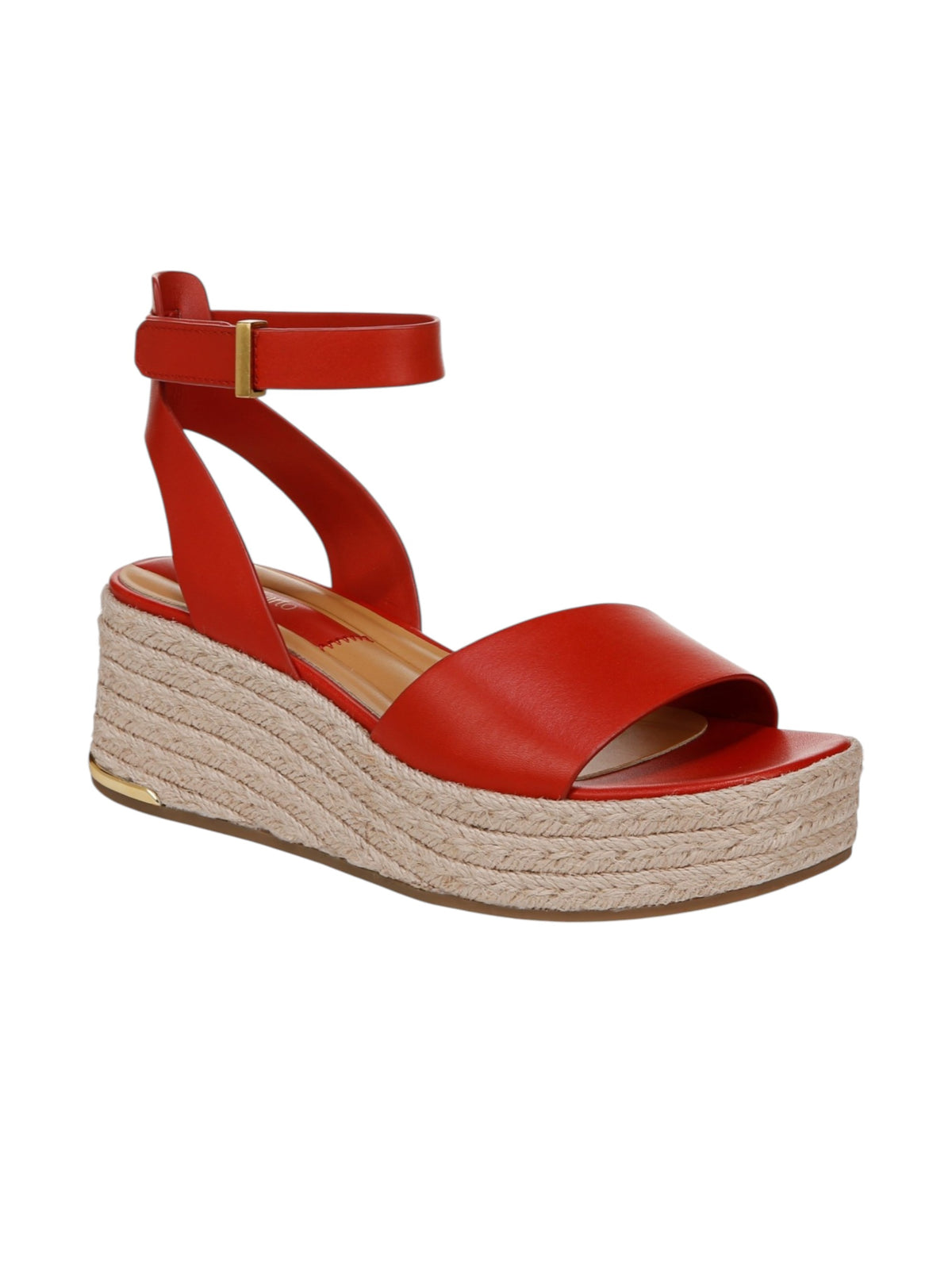 Image for Women's Braided Heels Sandals,Red