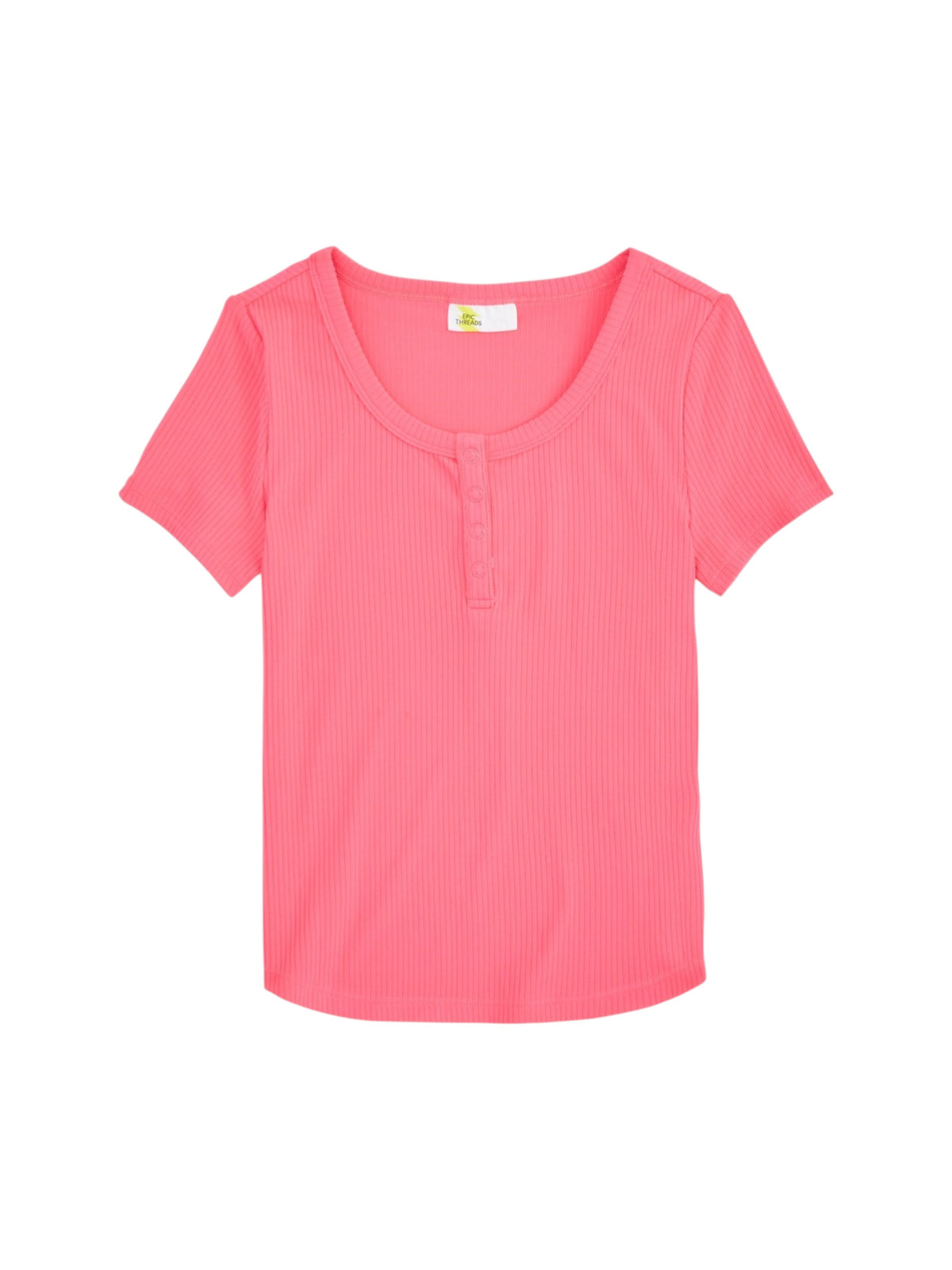 Image for Kids Girl's Rubbed Top,Pink
