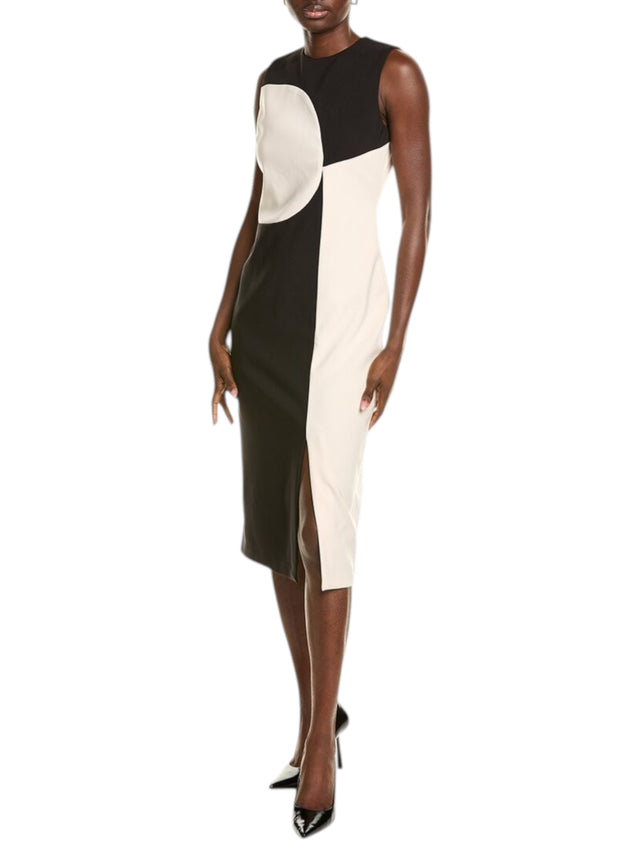 Image for Women's Colorblocked Dress,Black