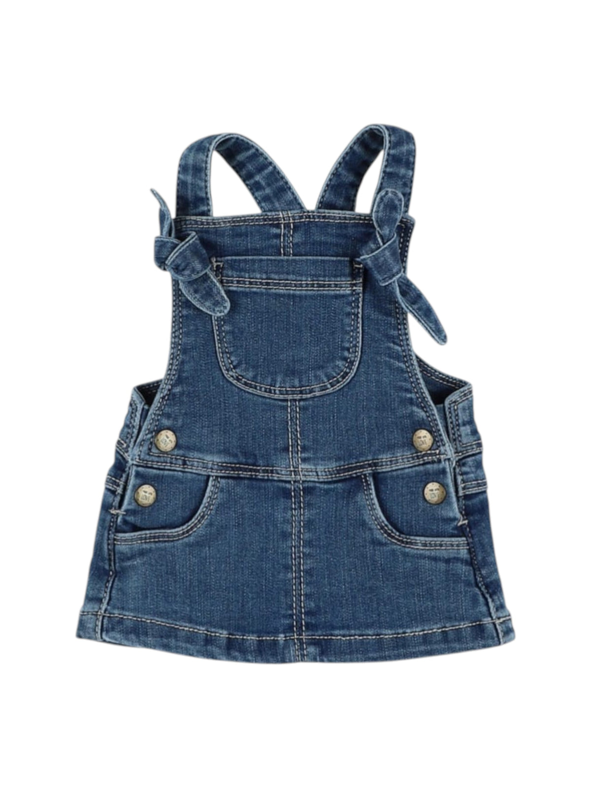 Image for Kids Girl's Plain Jeans Dress,Blue
