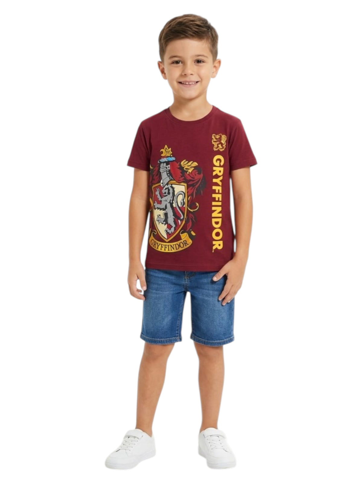 Image for Kids Boy's Printed Top,Burgundy