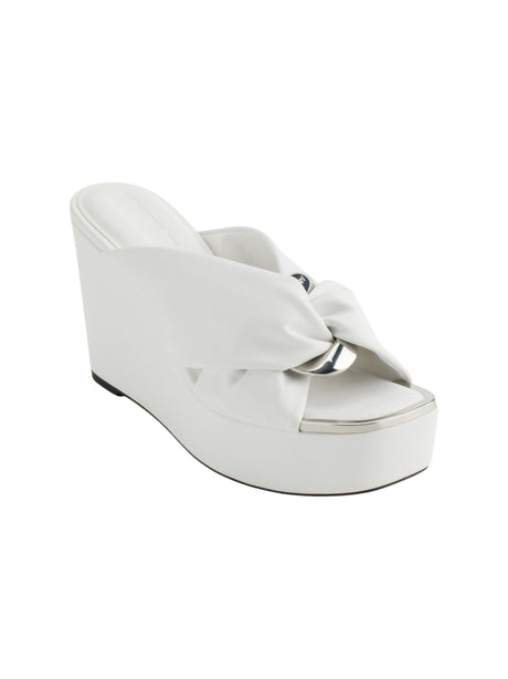 Image for Women's Plain Heeled Shoes,White