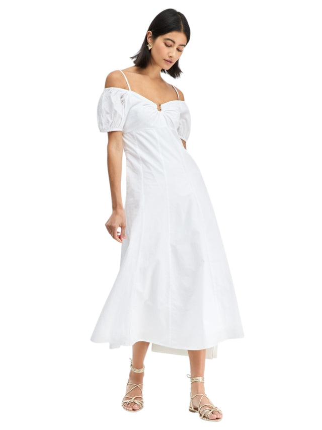 Image for Women's Plain Dress,White