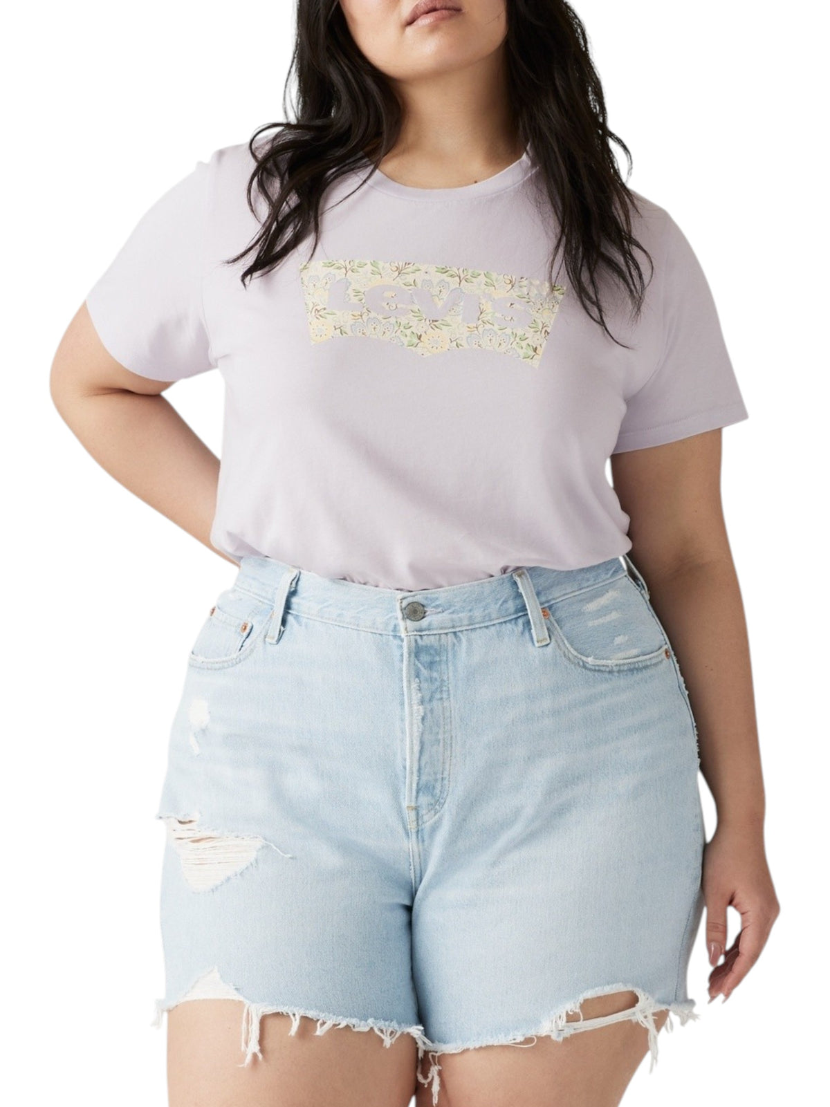 Image for Women's Printed Top,Light Purple