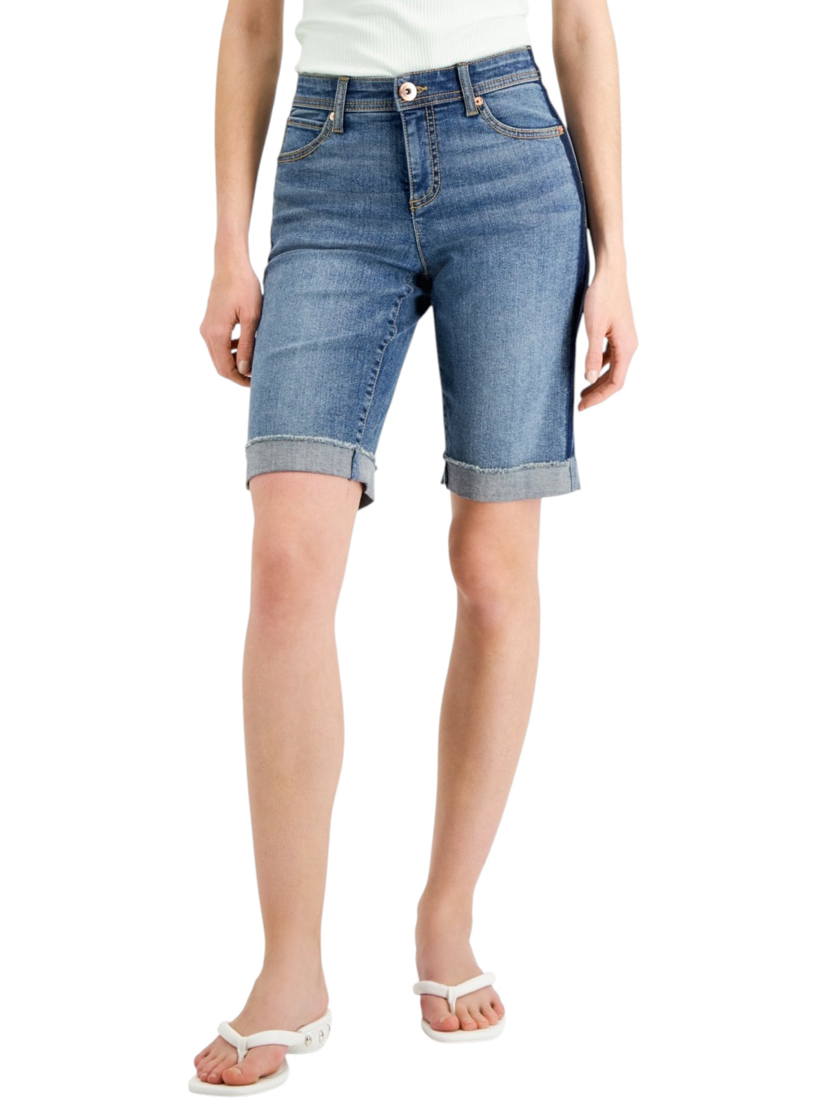 Image for Women's Plain Jeans Short,Blue