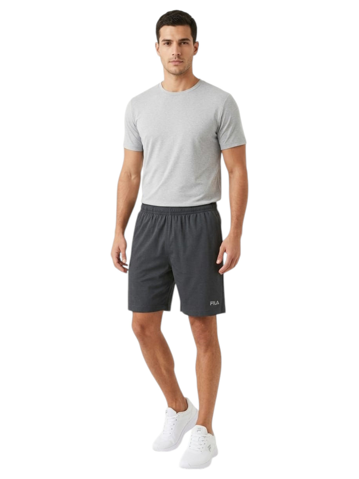 Image for Men's Plain Short,Dark Grey