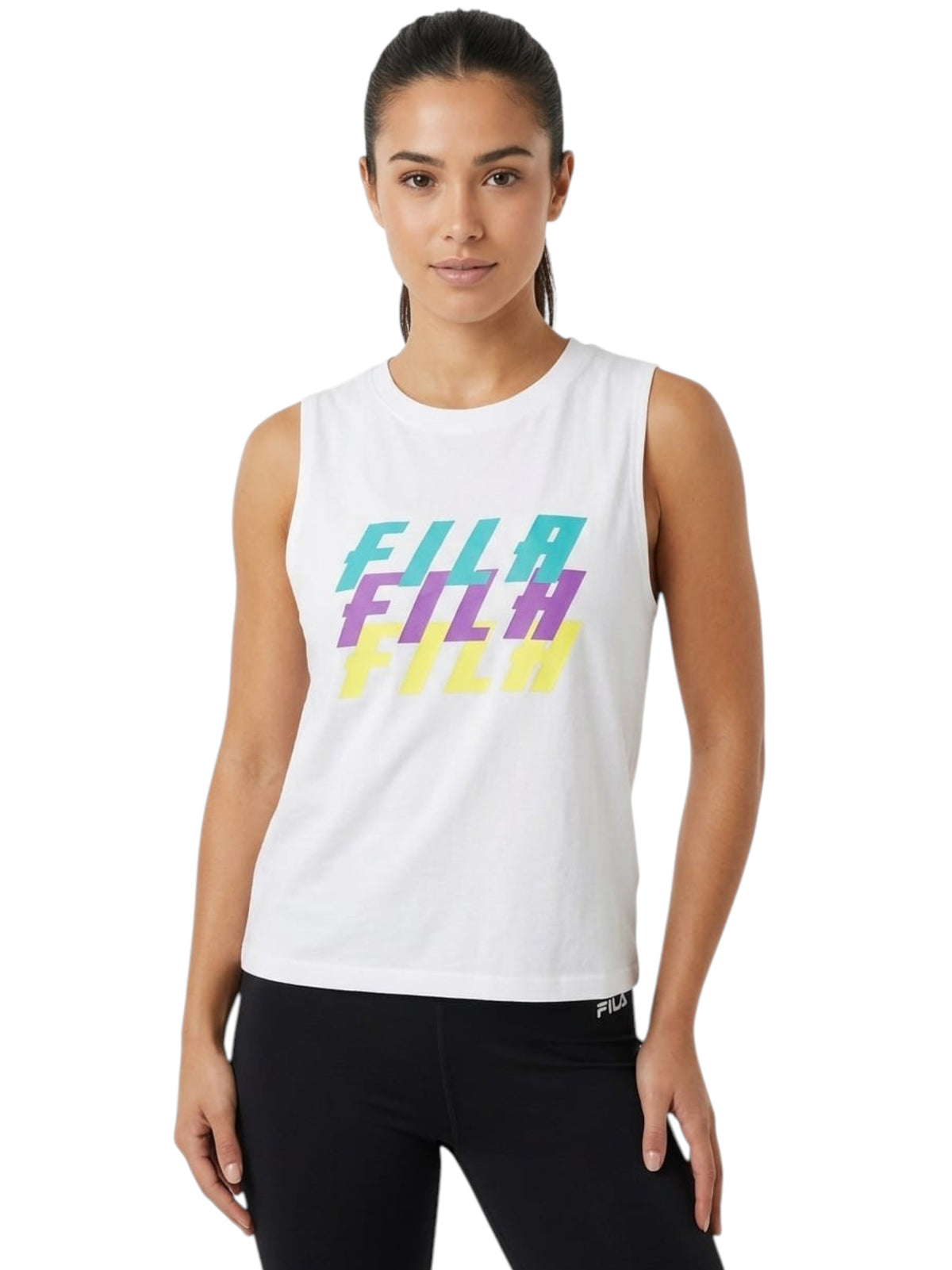 Image for Women's Printed Top,White
