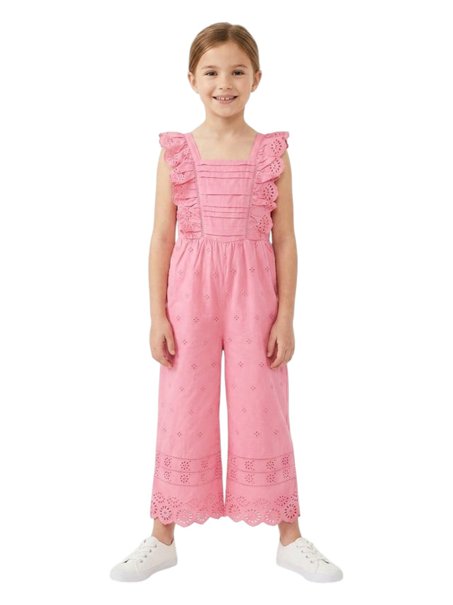Image for Kids Girl's Textured Jumpsuit,Pink