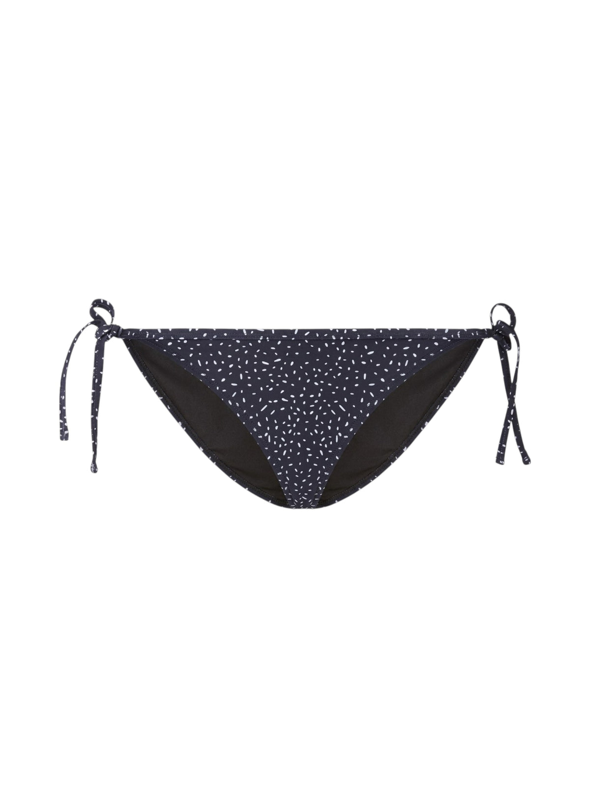 Image for Women's Side-Tie Floral Printed Bikini Bottom,Black