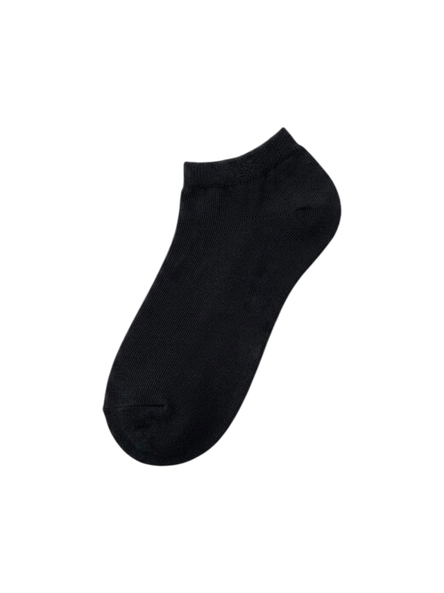 Image for Men's 1 Pair Ribbed Ankle Socks,Black