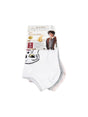 Image for Kids Boys 3 Pairs Printed Ankle Socks Set,Multi